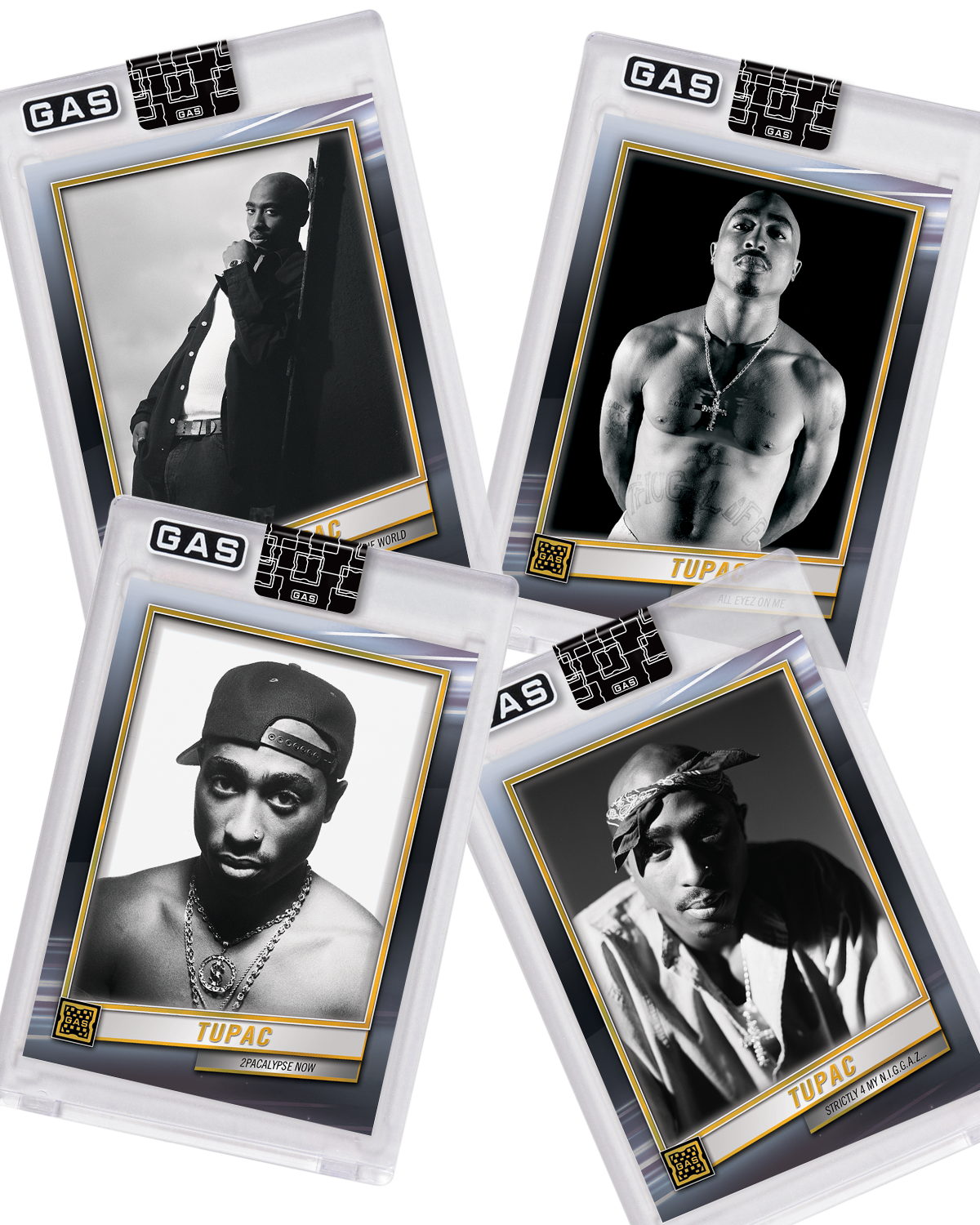 The Official Tupac Shakur 2023 GAS Hip-Hop Trading Cards Set