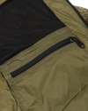 Paisley Butterfly Down Jacket - Olive